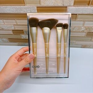 Quo Beauty Bronzed Goddess Brush Set – 4 pcs
